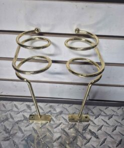 Qty 2 brass cup holders