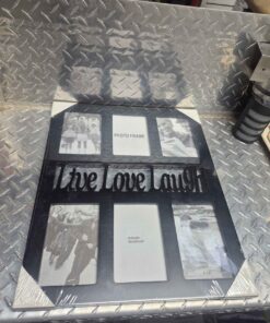 Live laugh love 6 picture picture frame