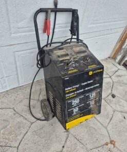 John Deere large battery charger on wheels
