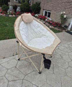 Oversized folding lounge chair