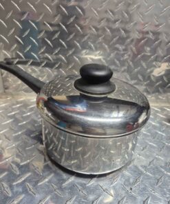 Used stainless saucepan good condition