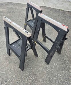 3 folding sawhorse...some broken but still working