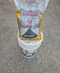 Sifto safe step salt with pail