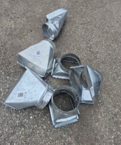 Assorted duct pieces