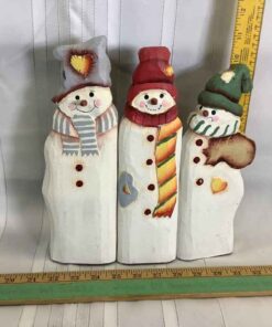 Hinged Snowman Screen 11”h
