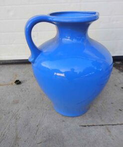 Large blue vase