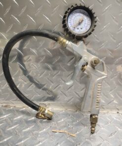 Tire inflator with gauge