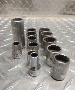 Snap-on gray and challenger 12 point socket set