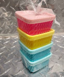 Package of 4 mini lunch containerd