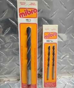 3/8 inch and 5/32 drill bits packaged