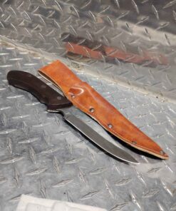 HD hunting knife with sheath