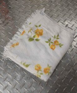 Yellow rose towel