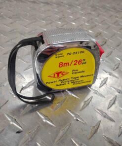 8m/26 ft power return tape measure