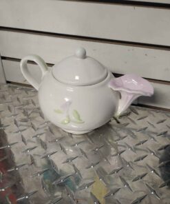 Floral teapot