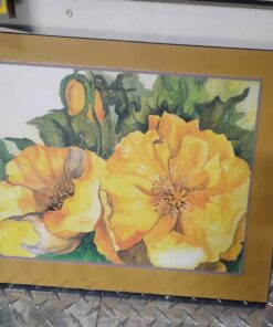 Yellow floral picture
