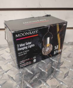 Moon rays 2 mini solar hanging lights