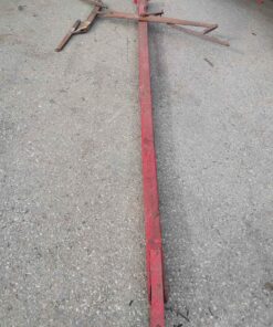 Long wagon tongue with 3 horse evener