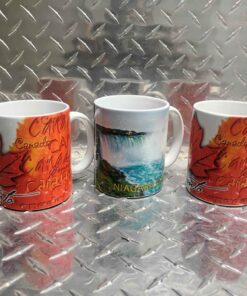 Qty 3 Canada and Niagara falls coffee mugs