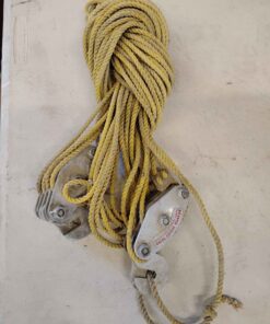 Rope block and tackle