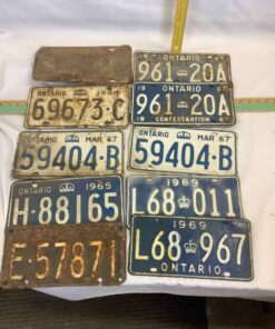 License Plates 1960s (10)