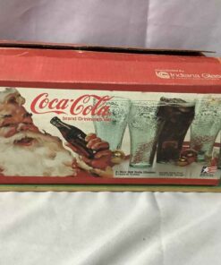 8pc 16oz Coca-Cola Bell Soda Glasses
