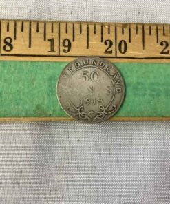 1918 Newfoundland 50 cent coin