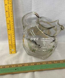 Silver Overlay Water Pitcher