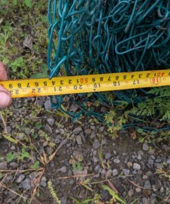 Larger roll of chain link fence