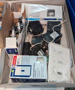 Electrical Breakers, switch plates, plugs and switches, etc