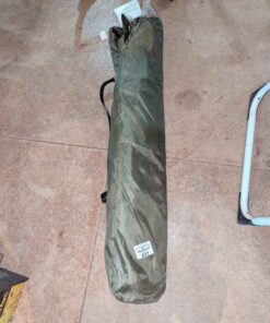 Folding camp chair and umbrella