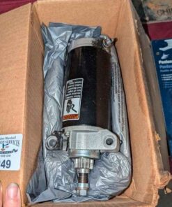 Marine starter motor assembly