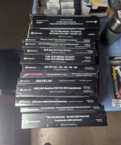 Mercury Shop manuals - assorted