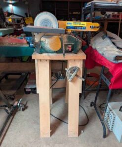 Craftex Combination 4" belt & 6" Disc Sander on stand