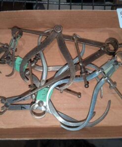 Vintage metal spring calipers