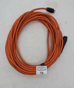 Orange Electrical extension cord