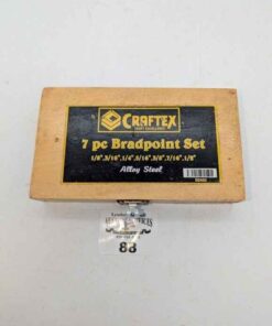 Craftex Brad point set
