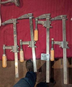 Set of 4 bar clamps