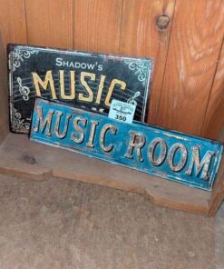 Music Room Wall tins