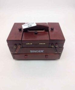 Singer Wooden accordion sewing box
