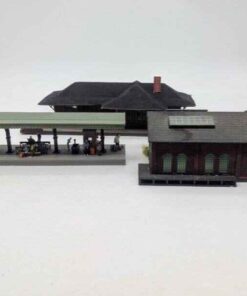 Model Train set buildings/diorama