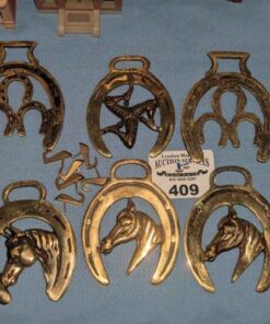 Brass Horse harness medallions