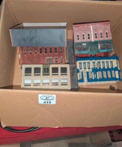 Pool Hall; Frapper art & assorted model train accent buildings