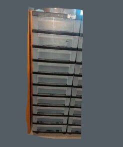 Plastic drawer storage