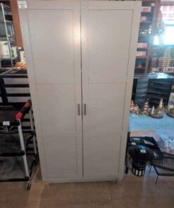 Smokey Grey two door cabinet
