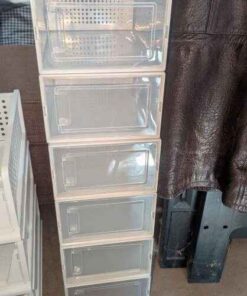 Clear Plastic storage boxes