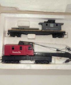 Vintage Tyco HO Scale crane car with boom