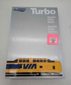 Rapido Trains Turbo Train Via-CN #125-200-255-227-153
