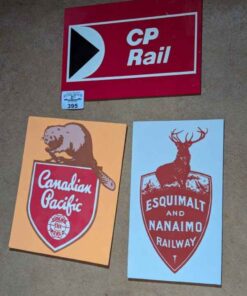 Vintage Railway logo wall signs