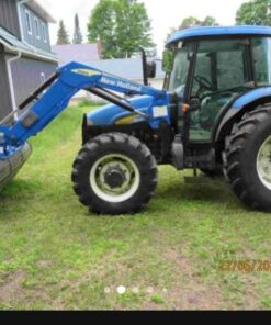 SACRIFICE...........This New Holland DT5050 in Bancroft is a low-hour, fully serviced 4WD cab tractor with a loader, new clutch assembly, AC repair, new front radials, and nearly $12,000 in recent dealer work — making it a mechanically “reset” unit with 1,773 hours. Have manuals.
