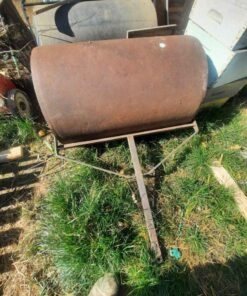 Steel lawn roller